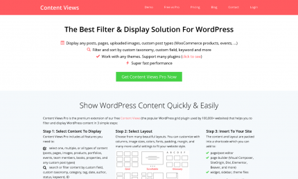 Content Views Pro – WordPress Grid Plugin