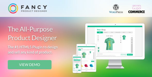 Fancy Product Designer -WooCommerce WordPress