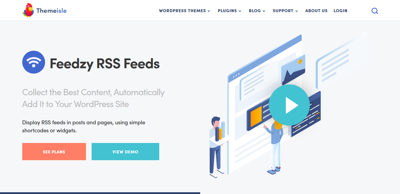 ThemeIsle FEEDZY RSS Feeds Premium – WordPress RSS Feed Plugin