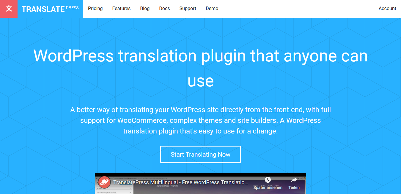 TranslatePress – WordPress Translation Plugin