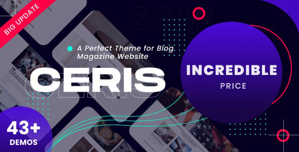 Ceris – Ecommerce Magazine WordPress Theme