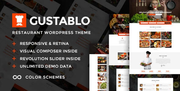 Gustablo – Restaurant & Cafe WordPress Theme
