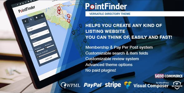 PointFinder Directory – WordPress Theme