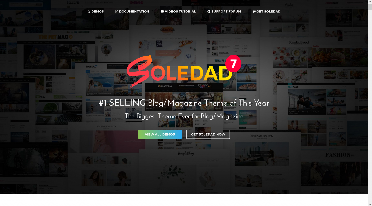 Soledad – Blog Magazine Theme