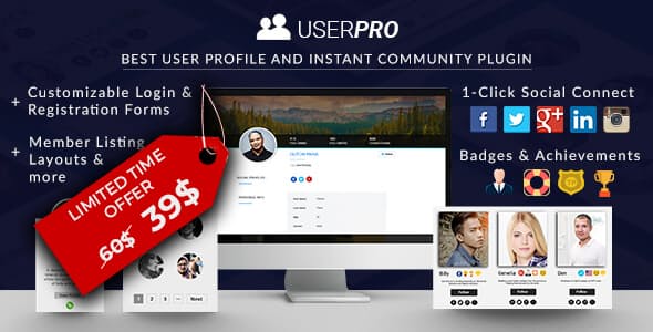 UserPro – Community and User Profile WordPress Plugin