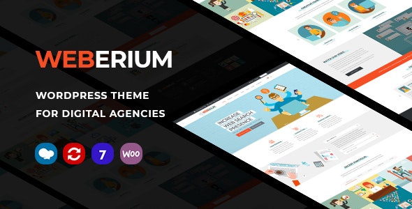 Weberium – Theme Tailored for Digital Agencies