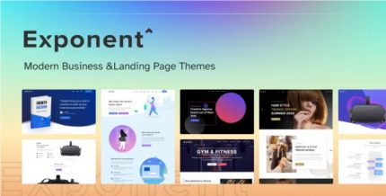 Exponent – Modern Multi-Purpose Business theme