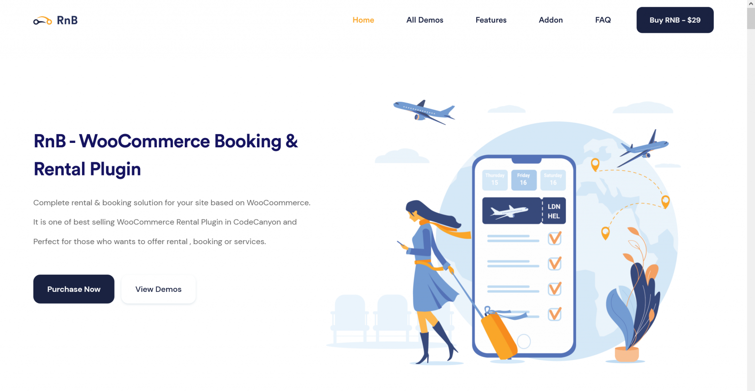 RnB – WooCommerce Bookings System