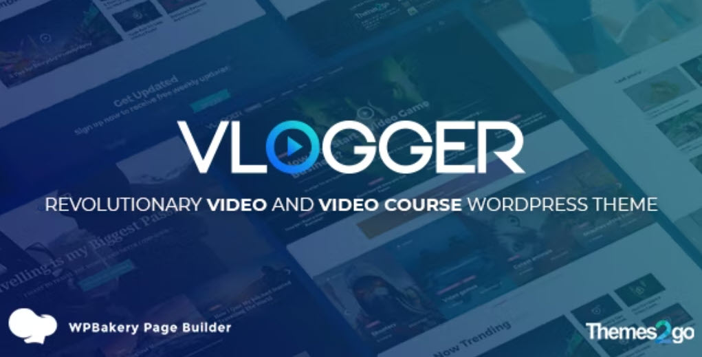 Vlogger Professional Video & Tutorials Theme