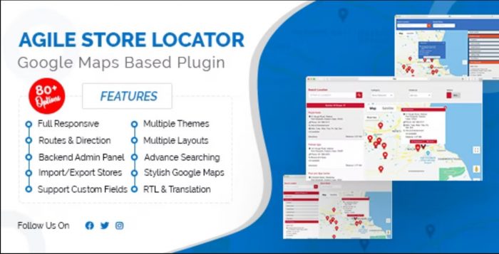 Agile Store Locator (Google Maps) For WordPress