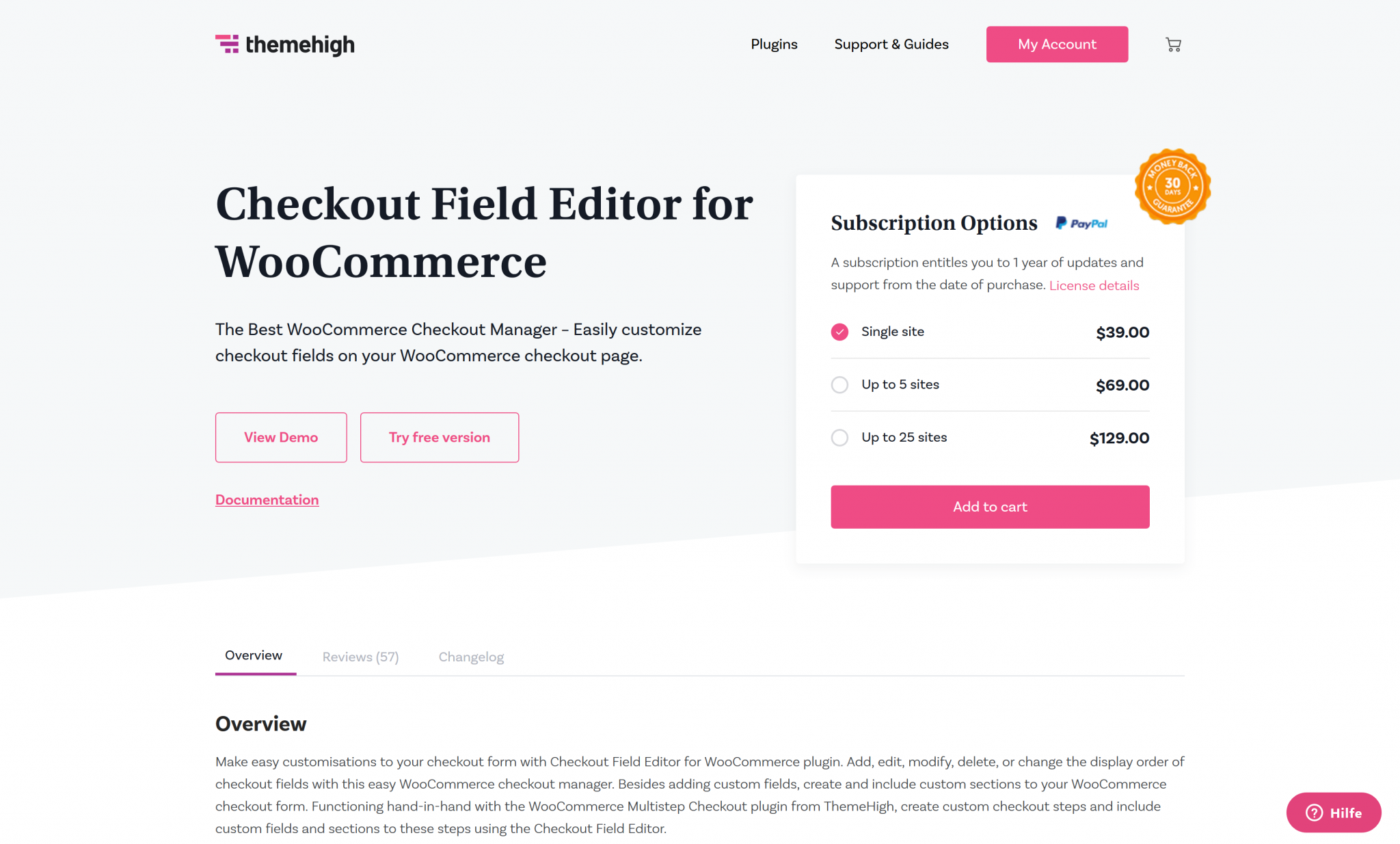 Checkout Field Editor For WooCommerce By Themehigh