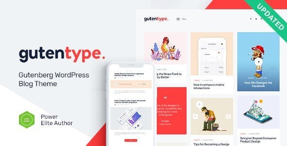 Gutentype – 100% Gutenberg WordPress Theme for Modern Blog