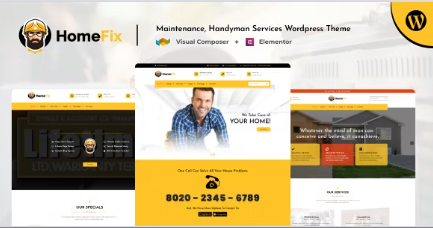 HomeFix – Handyman, Maintenance WordPress Theme