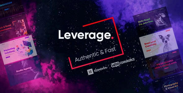 Leverage – Creative Agency & Portfolio WordPress Theme