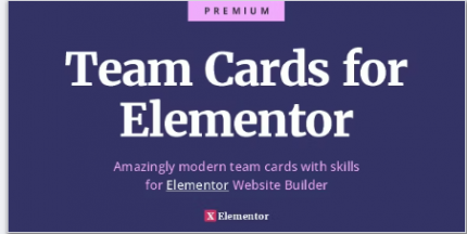 Team Cards for Elementor – Ultimate Team and Skills Widget Cards