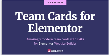 Team Cards for Elementor – Ultimate Team and Skills Widget Cards