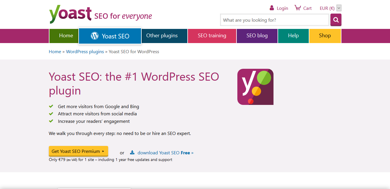 Yoast SEO Premium – WordPress SEO Plugin