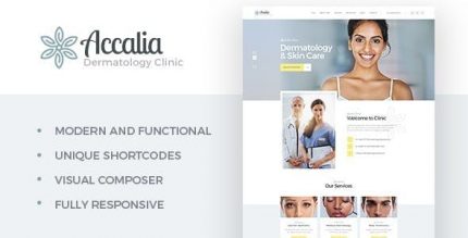 Accalia – Dermatology Clinic WordPress Theme