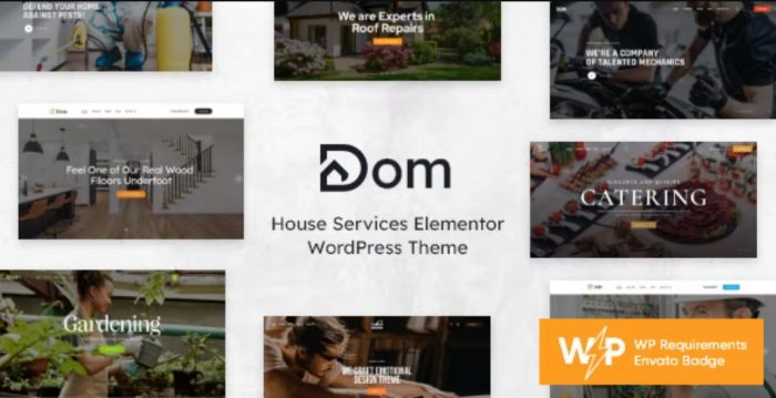 Dom – House Services Elementor WordPress Theme