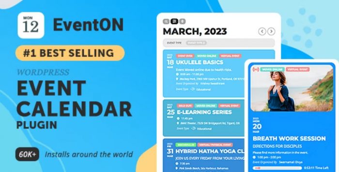 EventON – WordPress Virtual Event Calendar Plugin