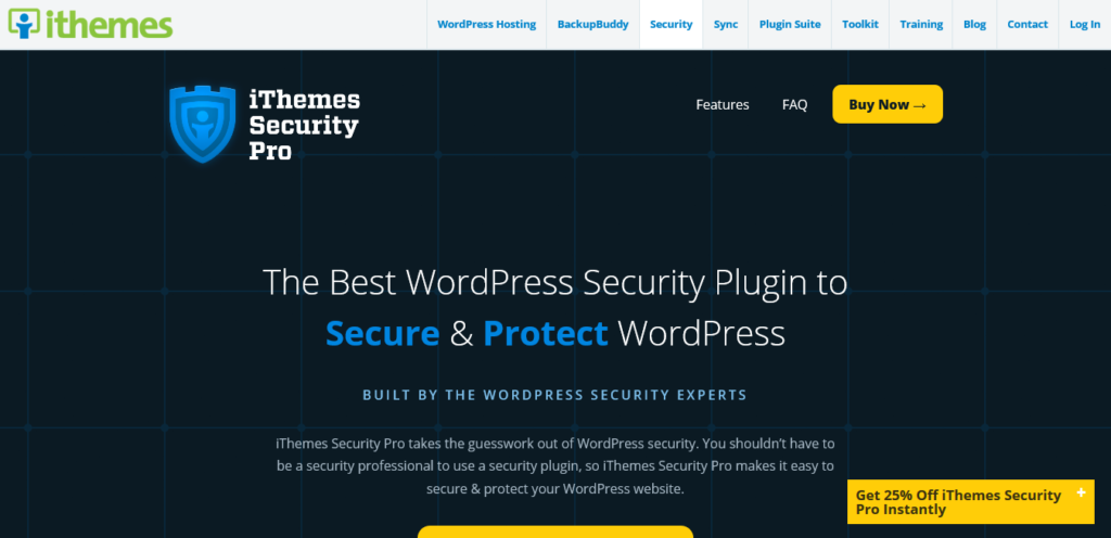 IThemes Security Pro - WordPress Security Plugin