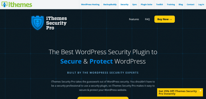 IThemes Security Pro - WordPress Security Plugin