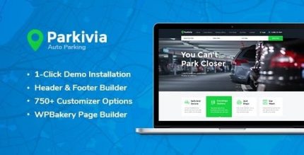 Parkivia – Auto Parking & Car Maintenance WordPress Theme