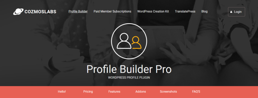 Profile Builder Pro + All 11 Addons – WordPress Plugin