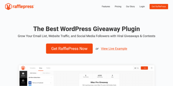 RafflePress – WordPress Giveaway And Contest Plugin