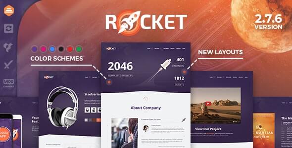 Rocket – Creative Multipurpose WordPress Theme