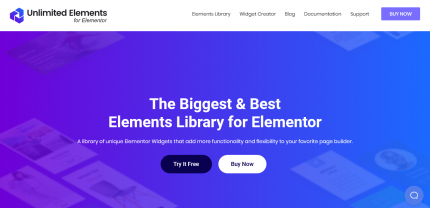 Unlimited Elements For Elementor Page Builder