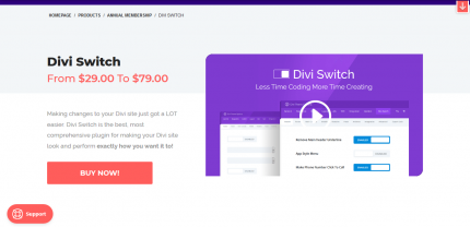 Divi Switch Plugin – Extend Divi, Customize Logo, Footer