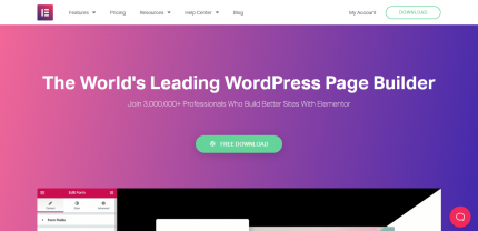 Elementor Pro And Free – WordPress Plugin