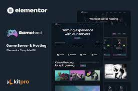 Gamehost – Game Server & Hosting Elementor Template Kit