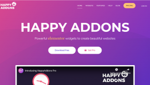 Happy Elementor Addons Pro + Free