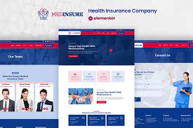 MedInsure – Health Insurance Company Elementor Pro Template Kit