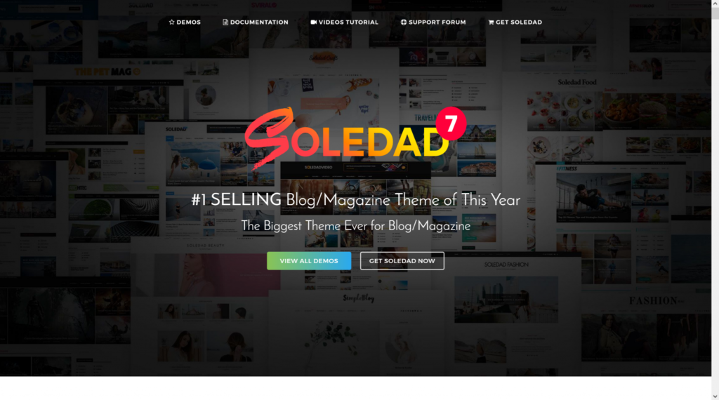 Soledad - Blog Magazine Theme
