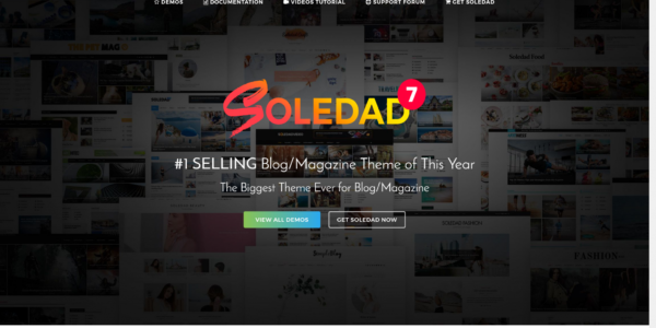 Soledad - Blog Magazine Theme