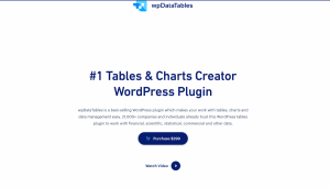WpDataTables + 3 Addons – Tables And Charts Manager