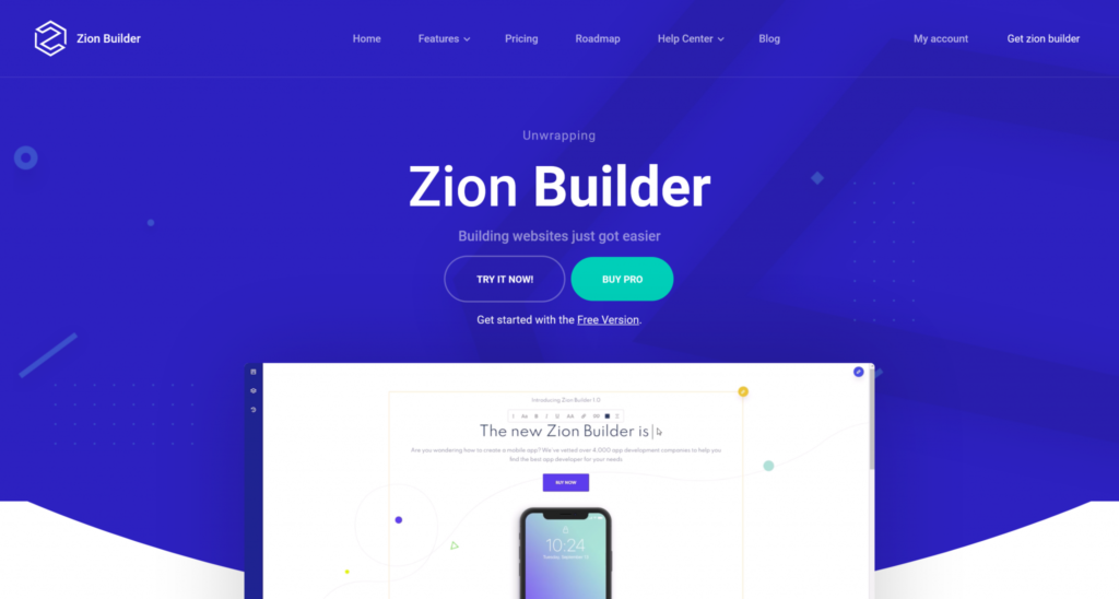 Zion Builder – Fastest WordPress Page Builder
