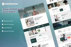 Mindscape – Mental Health Consulting Elementor Template Kit