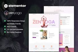 ZenYoga – Yoga & Meditation Elementor Template Kit