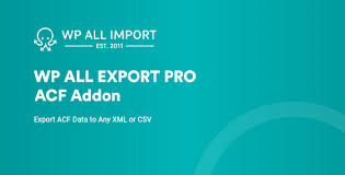 ACF Export Pro - beta