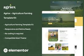 Agriox – Agriculture Farming Template Kit