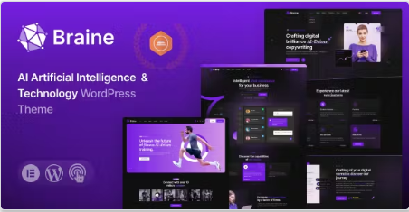 Braine – Digital AI Tech Software WordPress Theme
