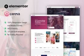 Careva – Senior Care Services Elementor Pro Template Kit