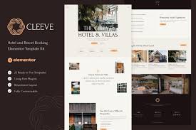 Cleeve – Hotel and Resort Booking Elementor Template Kit