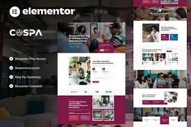 Cospa – Coworking Space Elementor Template Kit