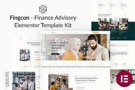 Fingcon – Finance Advisory Elementor Template Kit
