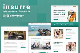 Insurre – Insurance Agency Elementor Template Kit